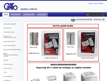Tablet Screenshot of gatorp.no